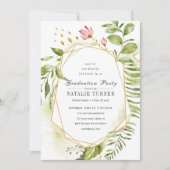 Blumenblätterpartei Einladung (Vorderseite)