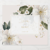 Blumenblätterpilz Bierflaschenetikett (Einzelnes Label)