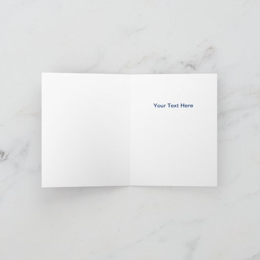 Blumenblätterung Dankeschön Karte (Innenseite)