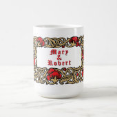 Blumenblätterung Kaffeetasse (Mittel)