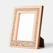 Blumenblätterung Weingrenze Geätzte Rahmen (Links)