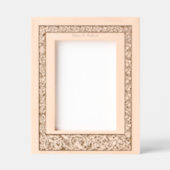 Blumenblätterung Weingrenze Geätzte Rahmen (Vorderseite)