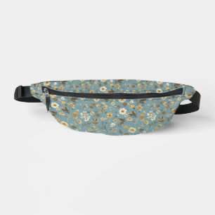 Blumenblau Bauchtasche