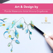 Blumenblau Botanisches Brautparty