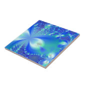 Blumenblau Fliese (Seite)