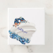 Blumenblau Geschenkanhänger (Beispiel)