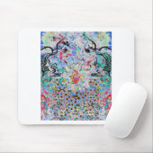 Blumenblau Mousepad (Mit Mouse)