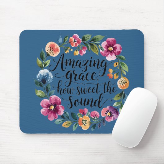 Blumenblau Phantastisch Grace Mousepad (Mit Mouse)