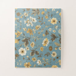 Blumenblau Puzzle