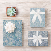 Blumenblau Vintag Morris Blume Muster