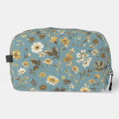 Blumenblau Waschbeutel (Vorderseite)