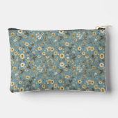 Blumenblau Zubehörtasche (Rückseite)