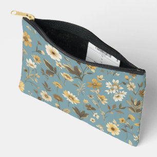 Blumenblau Zubehörtasche