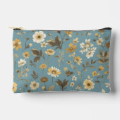 Blumenblau Zubehörtasche (Vorderseite)