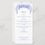 Blumenblauer französischer Hochzeitstag (Vorderseite)