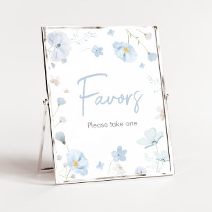 Blumenblauer Frühling Baby in Bloom BabyDuwer Favo Poster