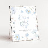 Blumenblauer Frühling Baby in blutwaschender Raffe Poster