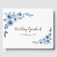 Blumenblauer Hochzeitsgast