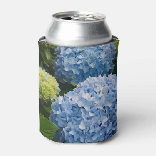 Blumenblauer Hydrangea-Foto Dosenkühler (Kanne Vorderseite)