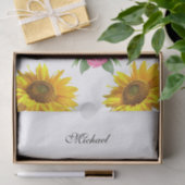 Blumenblauer Tissue Seidenpapier (Geschenk)