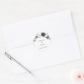 Blumenblauer Umschlag Aufkleber Sticker (Umschlag)