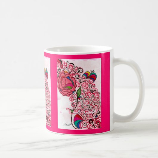 Blumenbliss-Tasse Kaffeetasse (Rechts)