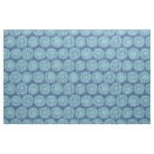Blumenblock blau stoff (Fat Quarter (45,7 x 55,9 cm))