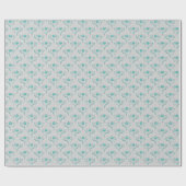 Blumenblockdruck. Geschenkpapier (Flach)