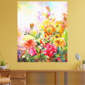 Blumenblossom Bloom Wall Art Leinwanddruck (Insitu (Wohnzimmer))