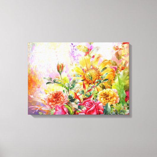 Blumenblossom Bloom Wall Art Leinwanddruck (Vorderseite)