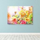 Blumenblossom Bloom Wall Art Leinwanddruck (Insitu (Holzboden))