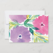 Blumenblossom Danke Karte (Rückseite)