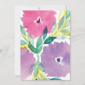 Blumenblossom Einladung zur Hochzeit (Rückseite)