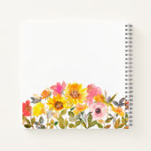 Blumenblume Botanischer Name Dankesblatt Notizblock (Rückseite)