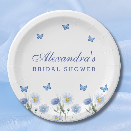 Blumenblume Brautparty Pappteller