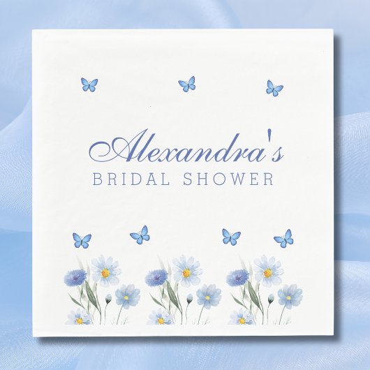 Blumenblume Brautparty Serviette