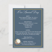 Blumenblume Einladung (Rückseite)