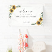 Blumenblume Eukalyptus Script Wedding Banner (Insitu)