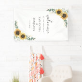Blumenblume Eukalyptus Script Wedding Banner (Insitu)