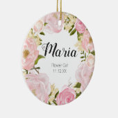 Blumenblume Girl Keramik Ornament (Rechts)