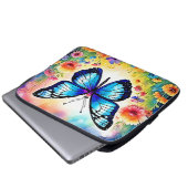 Blumenblume Laptopschutzhülle (Vorne Knopf)