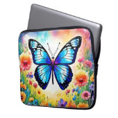 Blumenblume Laptopschutzhülle (Vorderseite Links)