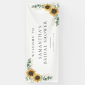 Blumenblume Liebe im Brautparty Bloom Banner (Vertikal)