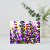 Blumenblume Postkarte (Stehend Vorderseite)