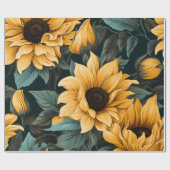 Blumenblumen-Blickfang: Charmantes, nahtloses Must Geschenkpapier (Flach)