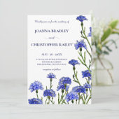 Blumenblumen Blumenblumen Einladung (Stehend Vorderseite)