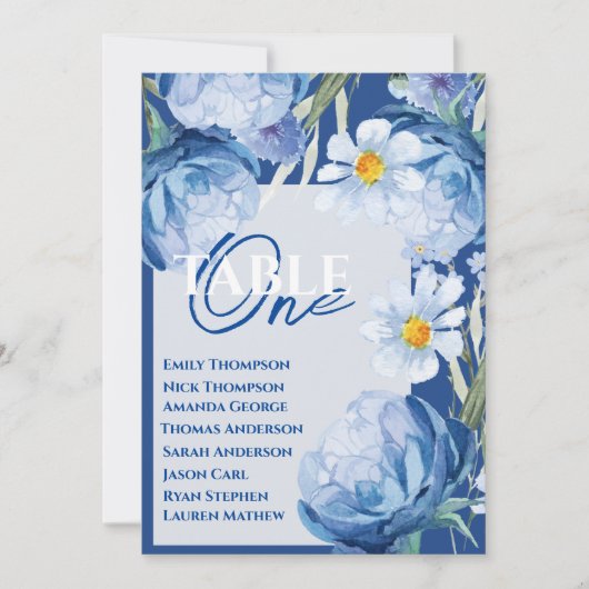 Blumenblumen Blumenübersicht (Vorderseite)