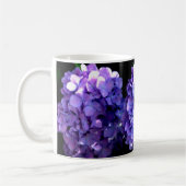 Blumenblumen, Blütenblüten, Hydrangeas Kaffeetasse (Links)