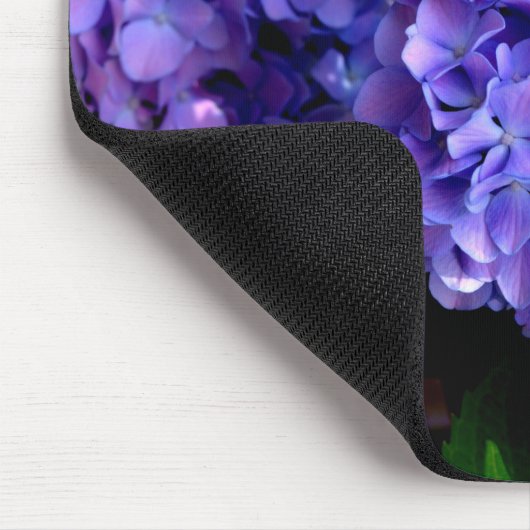 Blumenblumen, Blütenblüten, Hydrangeas Mousepad (Ecke)