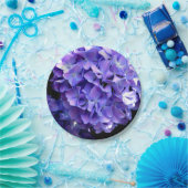 Blumenblumen, Blütenblüten, Hydrangeas Pappteller (Party)